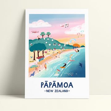 Papamoa in Pastel