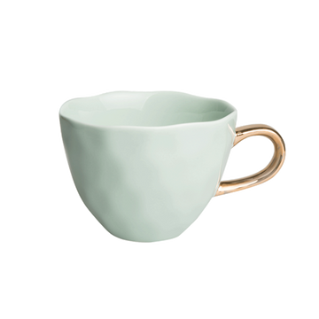Coffee Cup | Set of 4 | Good Morning | Celedon