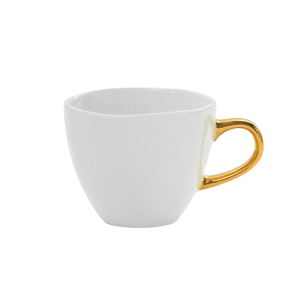 Coffee Cup | Set of 4 | Good Morning | White