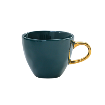 Coffee Cup | Set of 4 | Good Morning | Blue Green