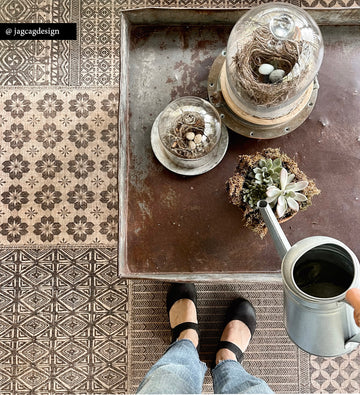 Vinyl Floor Mat | Beija Flor | Inca Natural