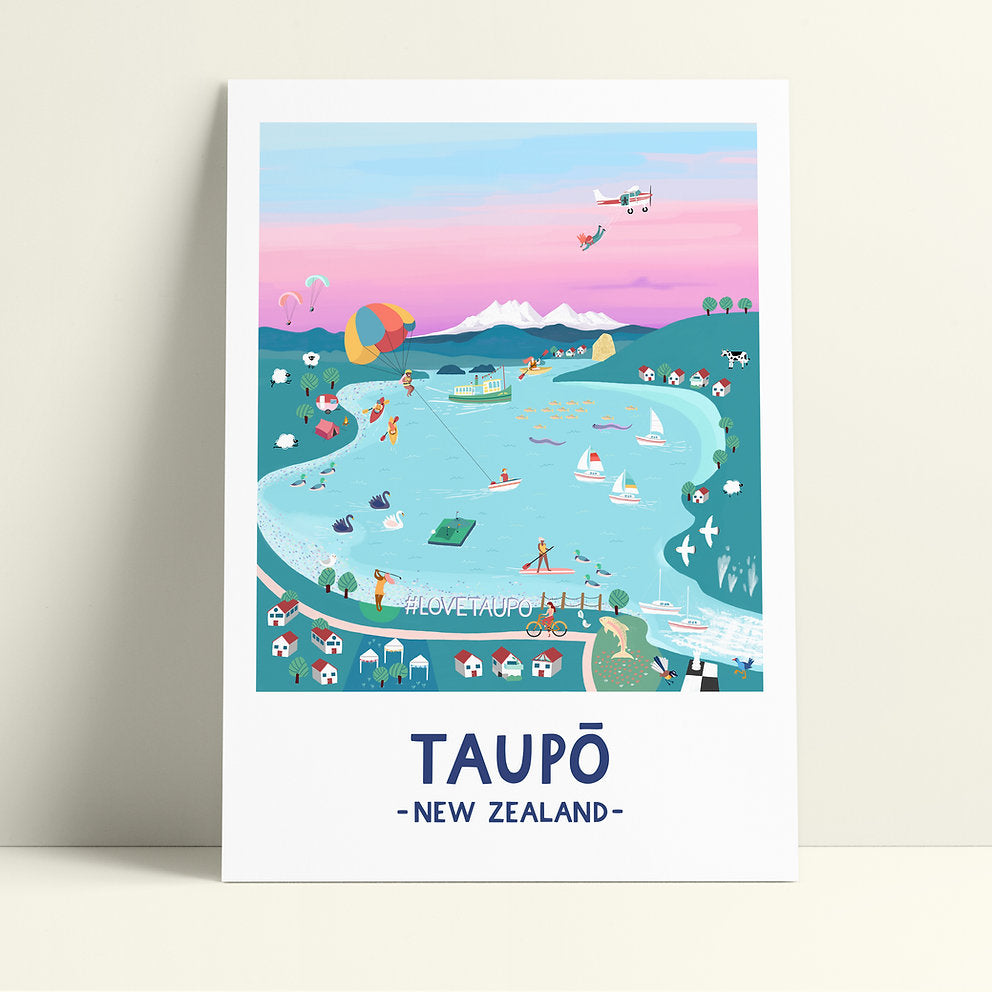 Taupo in Pastel