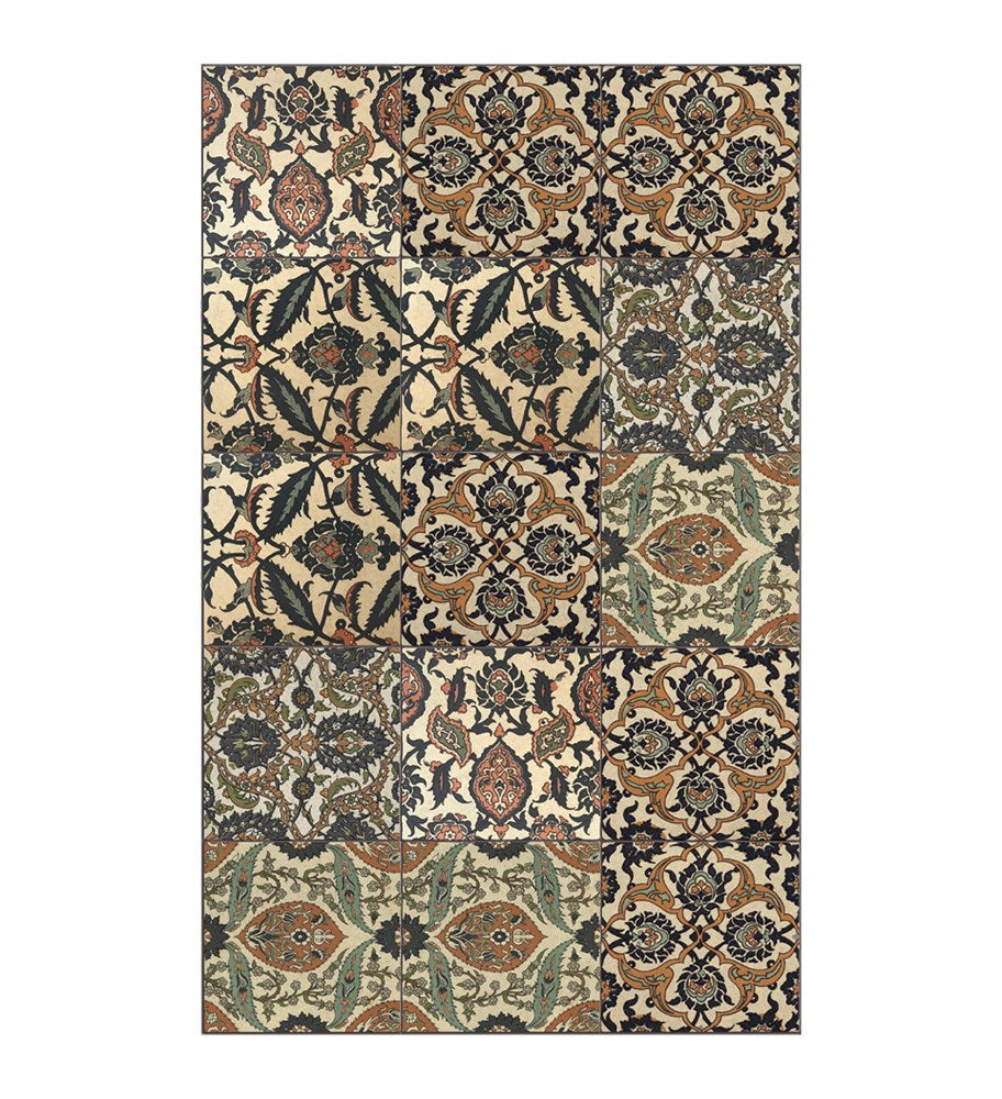 Vinyl Floor Mat | Beija Flor | Armenian Eclectic Amber