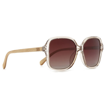 SOEK. | SCARLETT CHAMPAGNE l Brown Polarised Lens l White Maple