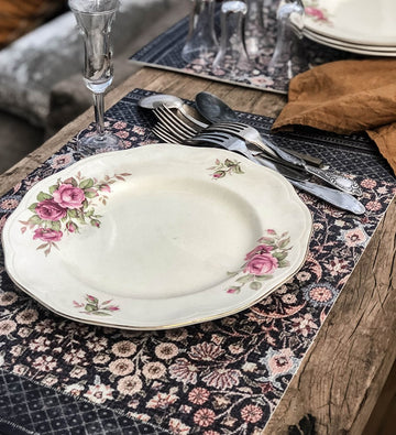 Vinyl Placemat | Beija Flor | Bohemian Garden | Spring