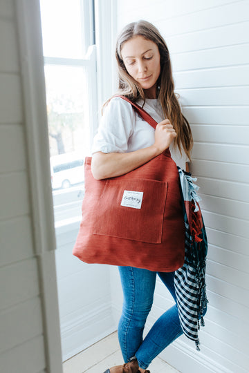 The Hauler Bag | Mini | Rhubarb