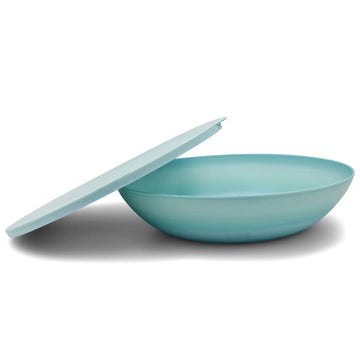 Serving bowl with a lid | Teal