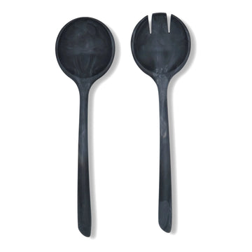 Salad Servers | Charcoal