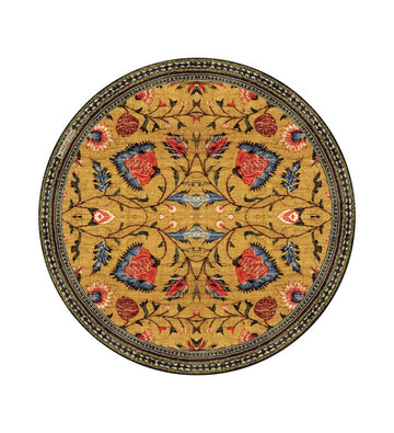 Vinyl Placemat | Beija Flor | Bohemian | Gold