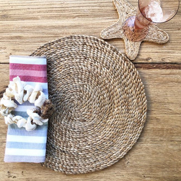 Hand Made Jute Placemat or Trivet | Round 35cm