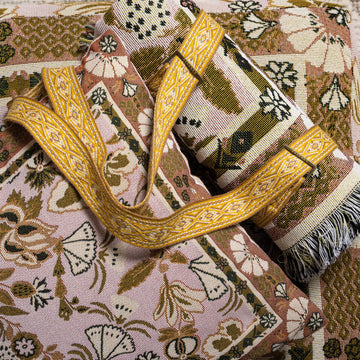 'Hold Me Tight' | Cotton Carry Strap | Yellow