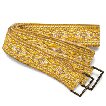 'Hold Me Tight' | Cotton Carry Strap | Yellow