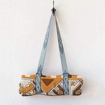 'Don't Let Me Down' | Cotton Carry Strap | Indigo/White