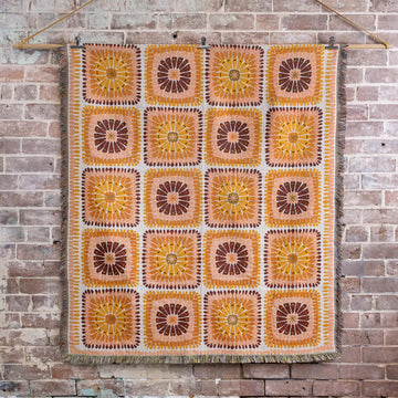 'Eight Days a Week' | Woven Picnic Rug/Throw