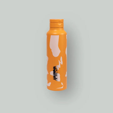 Sugarcane Drink Bottle | Retro Orange