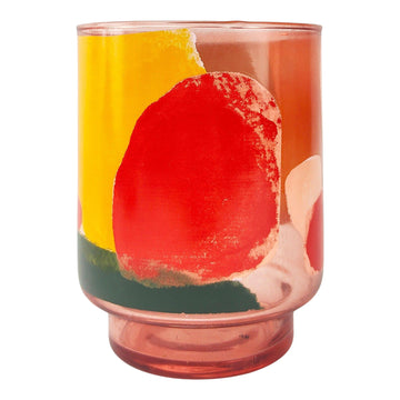 Abstract Glass Vase | Pink | Medium
