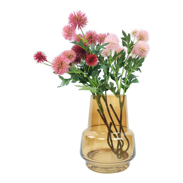 Abstract Glass Vase | Rust