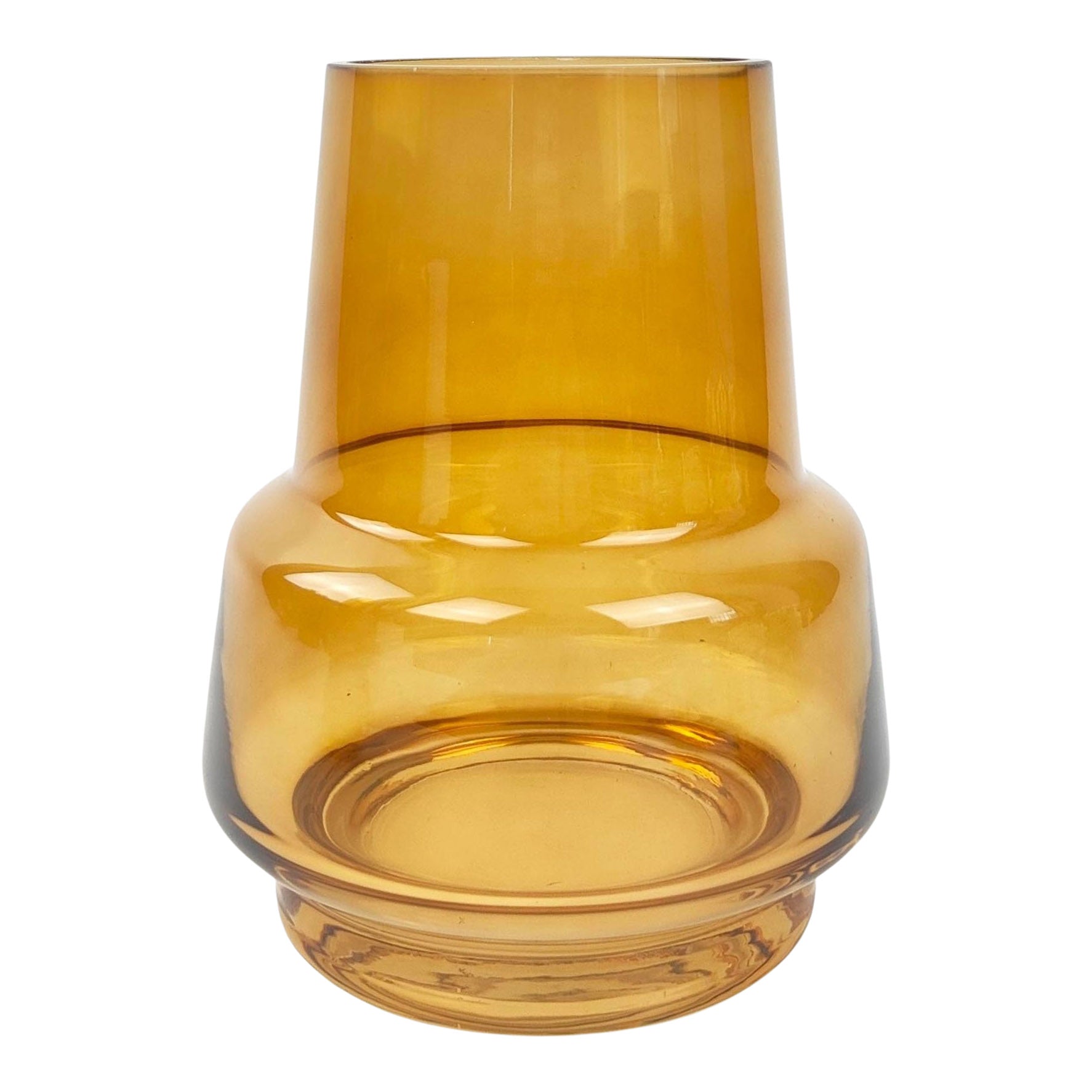 Abstract Glass Vase | Rust