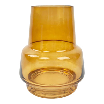 Abstract Glass Vase | Rust