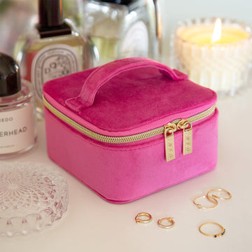 Jewellery Cube | Luxe Velvet Berry