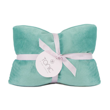 Heat Pillow | Luxe Velvet Seafoam